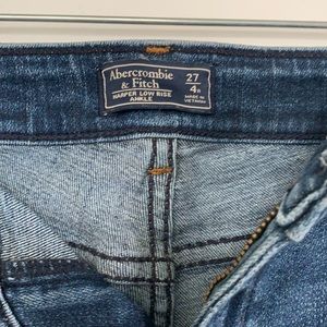 Medium Wash raw hem Abercrombie Jeans